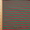 Christmas Red and Green Stripes – Christmas Striped Cotton Spandex