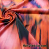 Abstract Flames Swimsuit Fabric