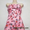 Thorny Roses and Hearts Nylon Spandex Swimwear Fabric