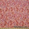 Abstract Shells on Light Pink Swimsuit Poly Spandex Fabric at FlukyFabrics.com