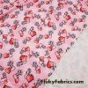 Thorny Roses and Hearts Nylon Spandex Swimwear Fabric