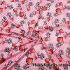 Thorny Roses and Hearts Nylon Spandex Swimwear Fabric