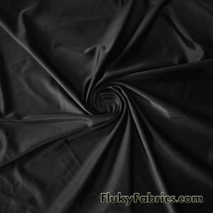 Black Shiny Swimsuit Nylon Spandex