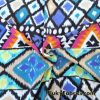 Multicolor Ethnic Print Cotton Spandex