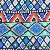 Multicolor Ethnic Print Cotton Spandex