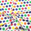 Multicolor Dots Cotton Lycra