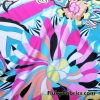 Beautiful Abstract Flowery Swimsuit Nylon Spandex