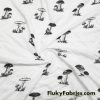 Small Mushrooms Organic Cotton Jersey