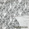 Comic Robots and Angels Villains Dyeable Cotton Jersey Knit