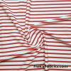 Red and White Stripes Swimsuit Nylon Spandex