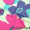Giant Flowers Print Nylon Spandex