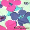 Giant Flowers Print Nylon Spandex