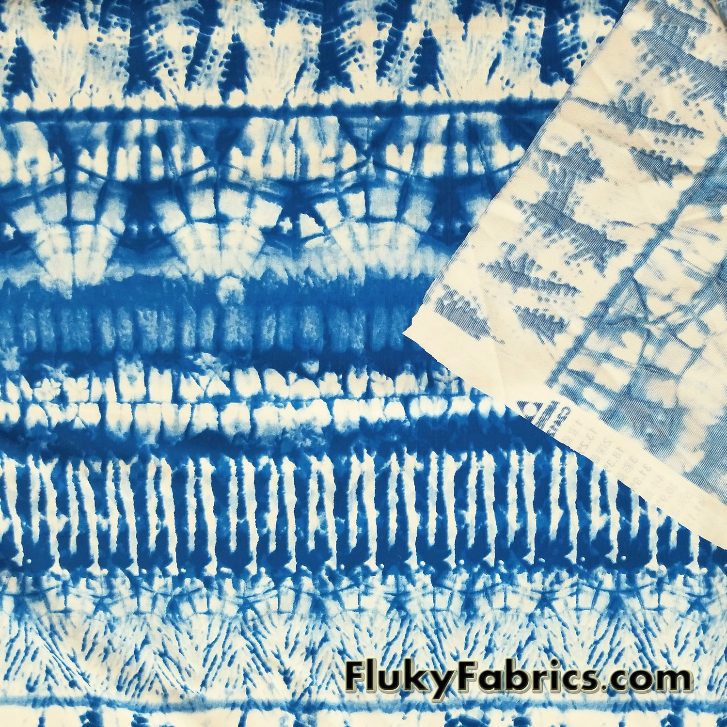 Lightweight Turquoise Tribal Nylon Spandex Print