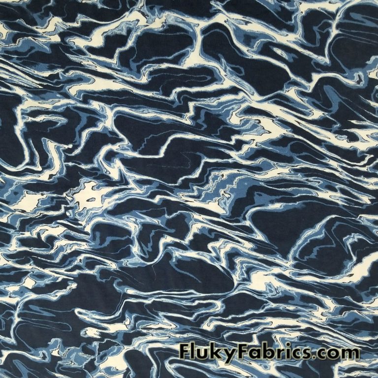 Oily Water Print Cotton Lycra