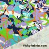 French Terry Fabric with Flowery Print