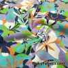 French Terry Fabric with Flowery Print