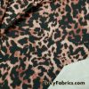 Faux Fur Animal Print Swimsuit Nylon Spandex