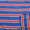 Blue Red and White Cotton Jersey