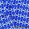 Royal Blue and White Tribal Nylon Spandex