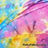 Colorful Tie Dye Print Lightweight Bikini Nylon Spandex