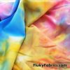 Colorful Tie Dye Print Lightweight Bikini Nylon Spandex