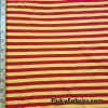 Yellow and Red Yarn Dyed Stripe Cotton Lycra