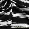 Black and White Stripes Swimsuit Nylon Spandex