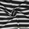 Black and White Stripes Swimsuit Nylon Spandex