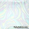 Soft Colors Swirl Print Nylon Spandex