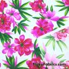 Big Pink Flowers Swimsuit Nylon Spandex