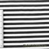 Black and White Stripe Cotton Spandex