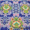 Lotus Abstract Flowers Print Nylon Spandex