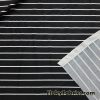 Black Stripes and Off White Mini Stripes Nylon Spandex Bikini Fabric