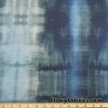 Dark Abstract Amsterdam on Blue Nylon Spandex Swimsuit Fabric at FlukyFabrics.com