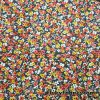 Wild Flowers on Dark Gray Print Lightweight Cotton Lycra Fabric