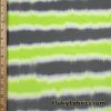 Lime, Gray and White Stripes Print Nylon Spandex Fabric at FlukyFabrics.com