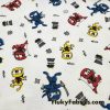 Cute Ninjas Interlock Fabric Great for Pajamas and Baby Apparel