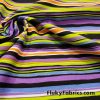 Halloween Irregular Stripes Print Cotton Jersey Fabric