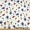 Cute Ninjas Interlock Fabric Great for Pajamas and Baby Apparel Fabric at FlukyFabrics.com