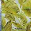 Big Leaves in Shades of Green Swimsuit Nylon Spandex Fabric at FlukyFabrics.com
