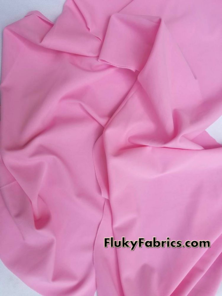 Pink Nylon Spandex Swimsuit Fabric