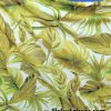 Big Leaves in Shades of Green Swimsuit Nylon Spandex Fabric