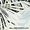 Palm Leaves Print Nylon Spandex Fabric