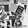 Newspaper on Black and White Fashion Print Cotton Jersey Lycra Fabric