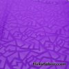 Electric Purple 4-Way Stretch Swimsuit Fabric with Asymmetrical Faux Embossing