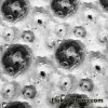 Shades of Gray Abstract Flora Triblend Jersey Print Fabric