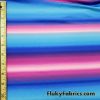 Cotton Candy Gradient Striped Print Nylon Spandex Swimsuit Fabric at FlukyFabrics.com