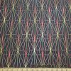 Nylon Spandex Fabric Golden Matrix Design Print for Swimwear and Active wear at FlukyFabrics.com