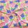 Colorful Doodles Print Single Spandex Fabric