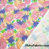 Colorful Doodles Print Single Spandex Fabric